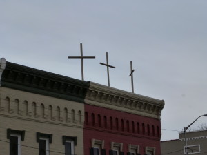 Fellow Christian Businessman Displays Crosses 